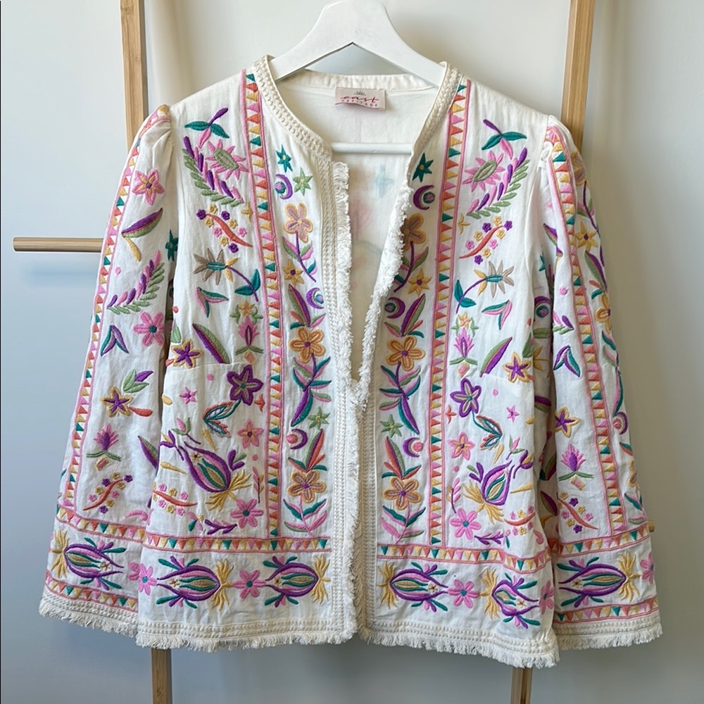 East Heritage Embroidered Floral Jacket
